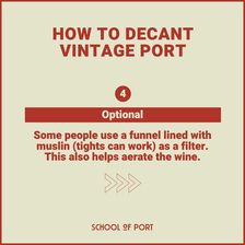 How to decant Vintage Port - 5