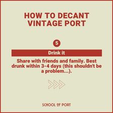 How to decant Vintage Port - 6